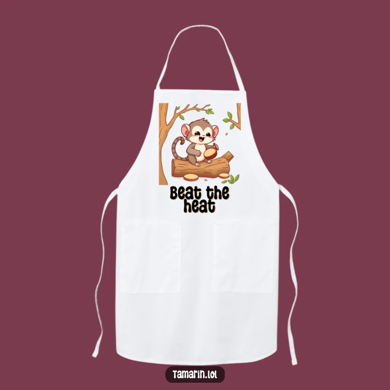 Funny Tamarin Drummer Apron - Cook, Drum, and Laugh in the Kitchen