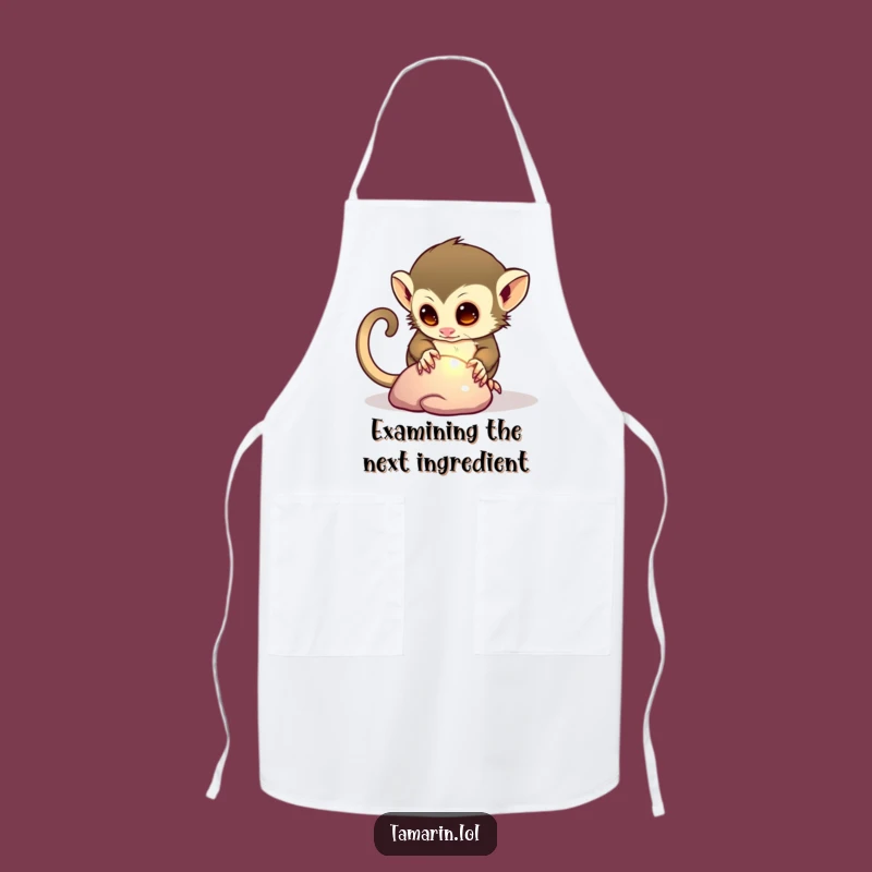 Funny Tamarin Kitchen Helper Apron - Humorous Chef Gift for Pebble Fans