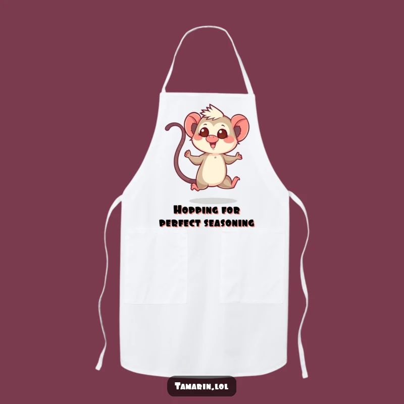 Funny Tamarin Kitchen Hop Apron - Humorous Chef Gift for Cheerful Cooks