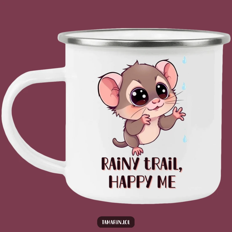 Funny Tamarin Sparkly Rain Camping Mug: Enchanted Monkey Mug, Excellent Funny Gift