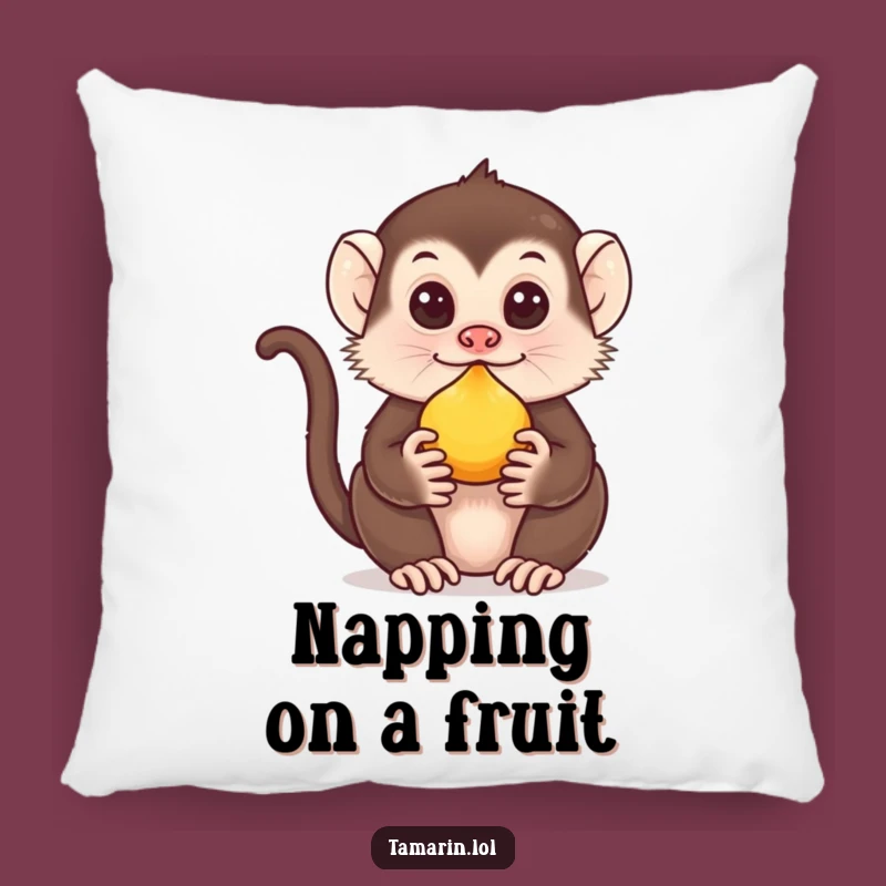 Funny Tamarin Fruit Pillow: Cozy Balance Buddy - Soft & Hilarious Gift for Comfort
