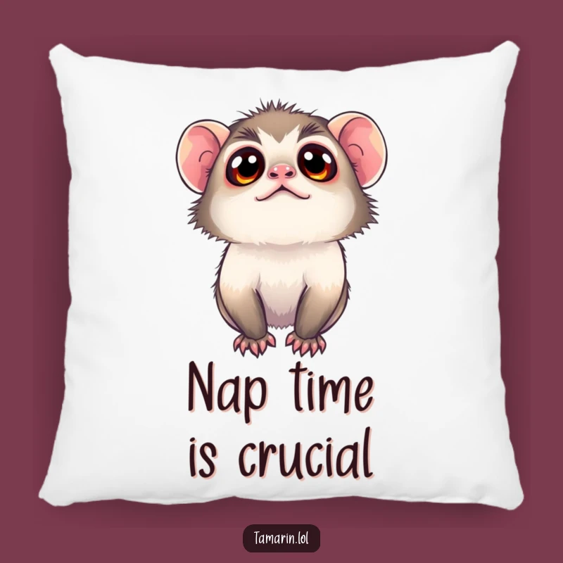 Funny Tamarin Pillow: Cozy Curious Monkey Cushion for Gift