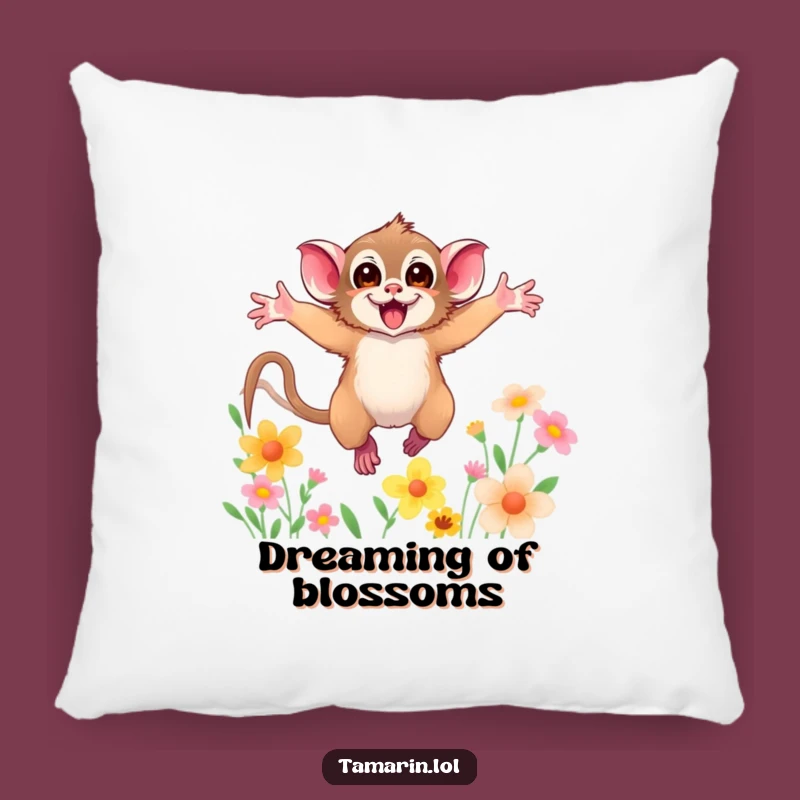 Funny Tamarin Pillow: Cozy Leap Comfort, Hilarious Home Accent