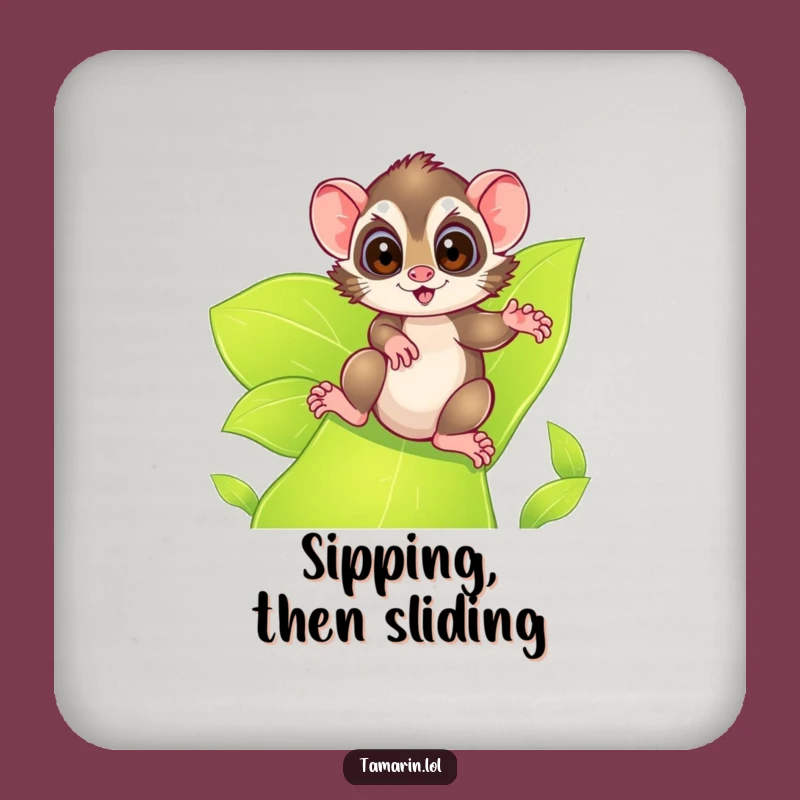 Funny Tamarin Leafy Slide Coaster: Protect Surfaces with Adventure!