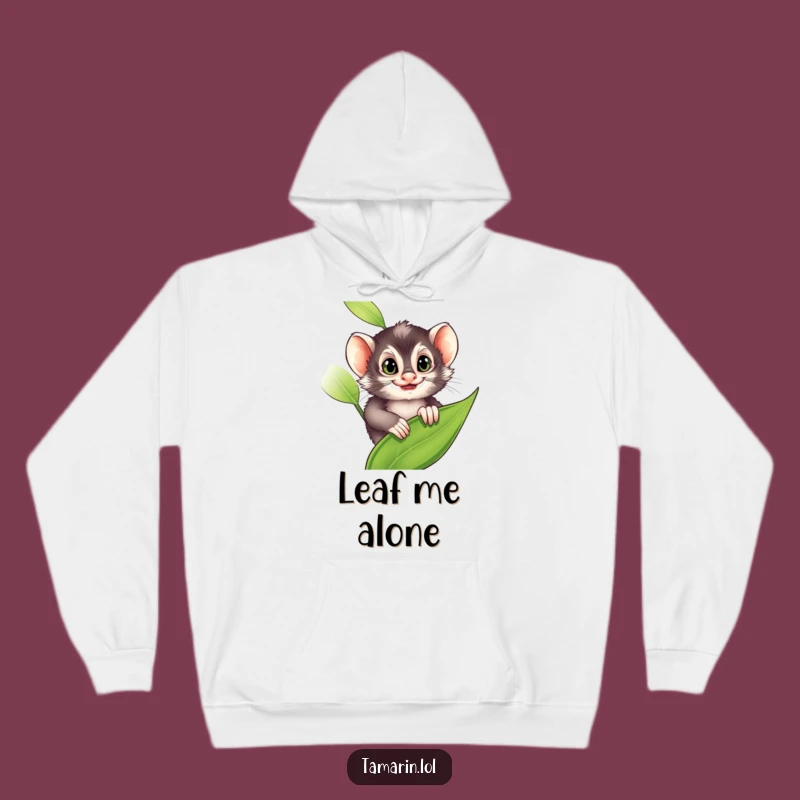 Cozy Funny Hoodie: Tamarin's Mischief Design, Ultimate Funny Gift for Tricksters!