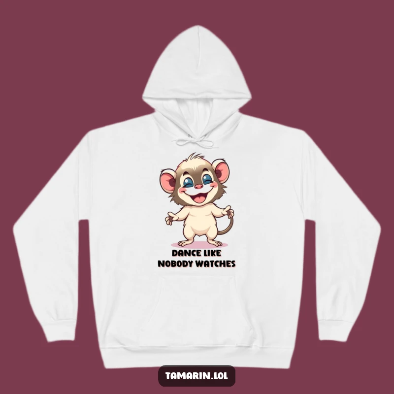 Funny Tamarin Dance Hoodie: Cozy Primate Moves & Ultimate Funny Gift