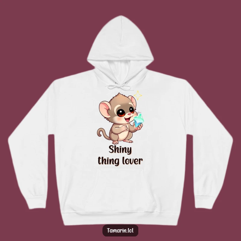 Funny Tamarin Awe Gem Hoodie: Cozy Up with Hilarious Monkey Style