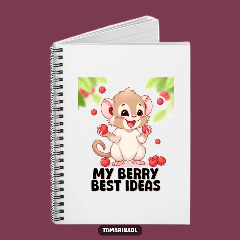 Funny Juggling Tamarin Notebook: Jot Down Joyful Ideas, Perfect Funny Gift!
