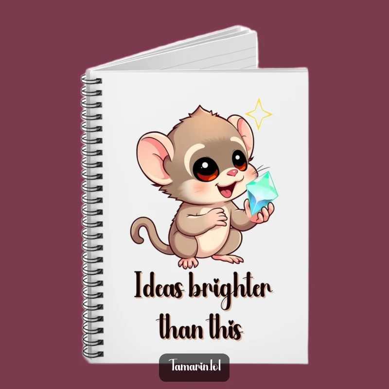 Funny Tamarin Awe Gem Notebook: Jot Down Ideas with Hilarious Wonder