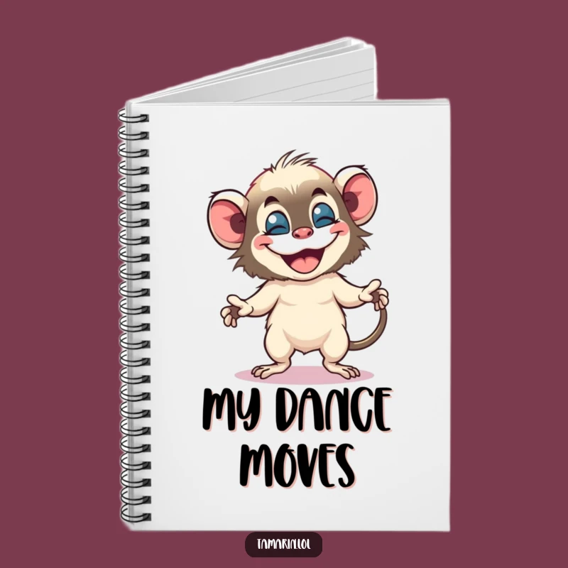 Funny Tamarin Dance Notebook: Primate Journal & Energetic Funny Gift