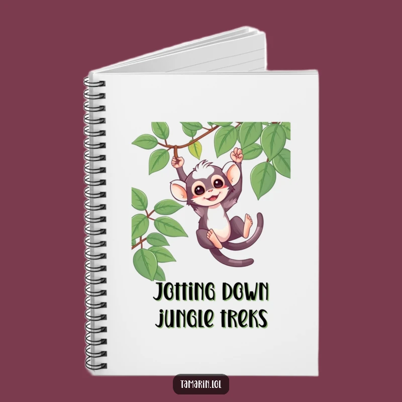 Funny Tamarin Notebook: Swinging Monkey Fun, Jungle Journal, Perfect Funny Gift.