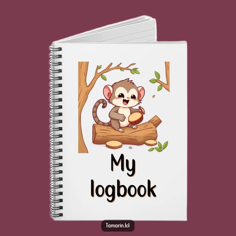 Funny Tamarin Drummer Notebook - Jot Down Rhythms & Ideas Gift