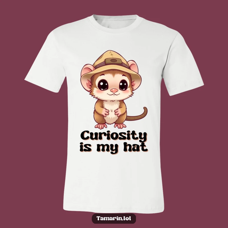 Funny Explorer Tamarin T-Shirt: Wear Your Curiosity Hilariously